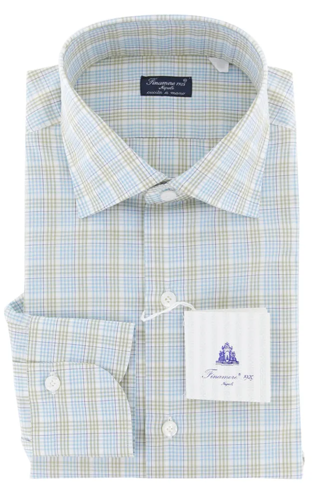 Finamore Napoli Off White Shirt - Slim