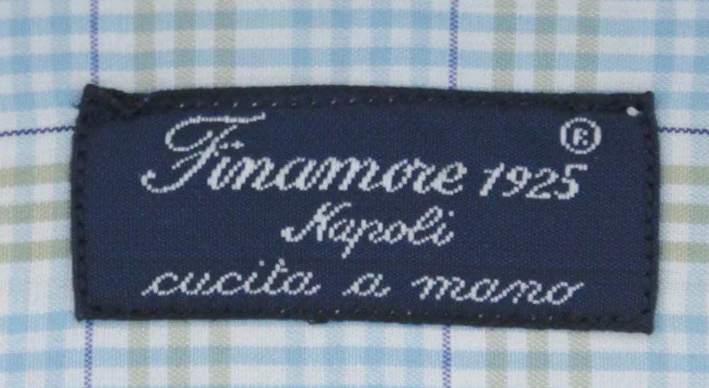 Finamore Napoli Off White Shirt - Slim
