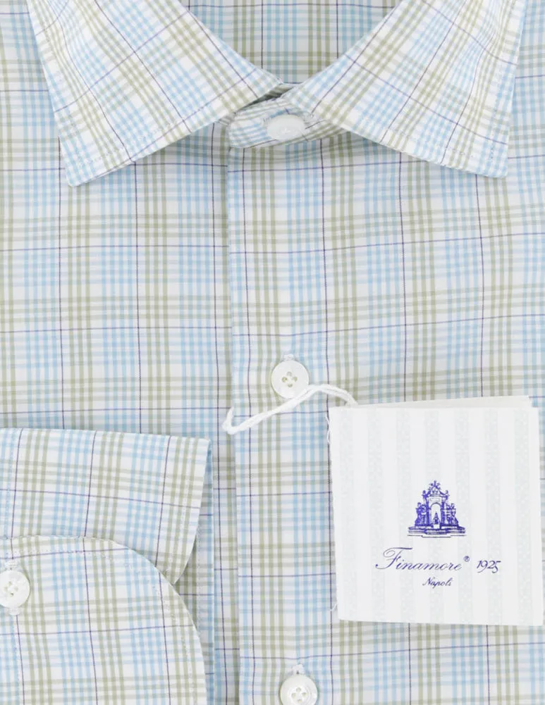 Finamore Napoli Off White Shirt - Slim
