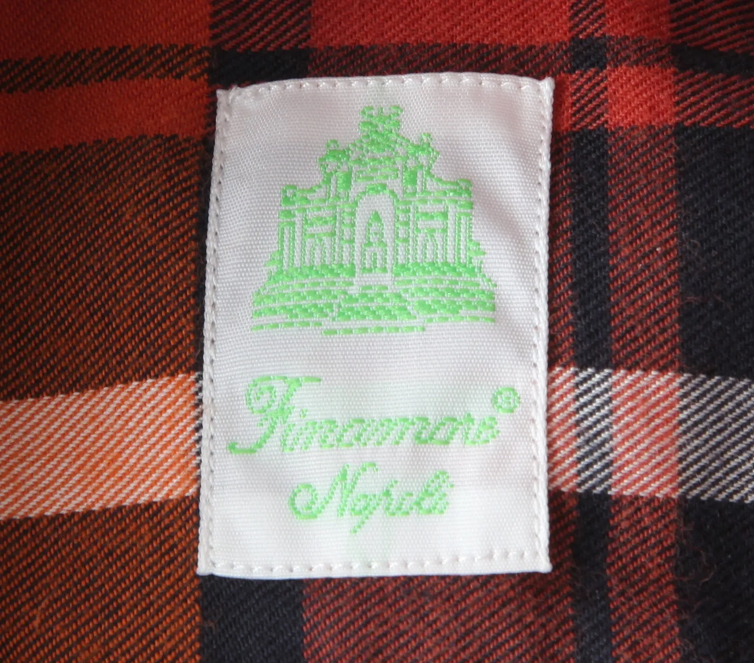 Finamore Napoli Orange Shirt - Extra Slim