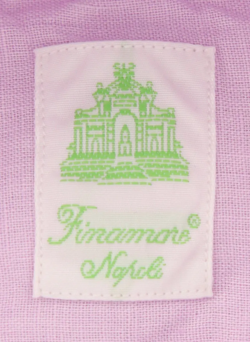 Finamore Napoli Pink Shirt - Extra Slim