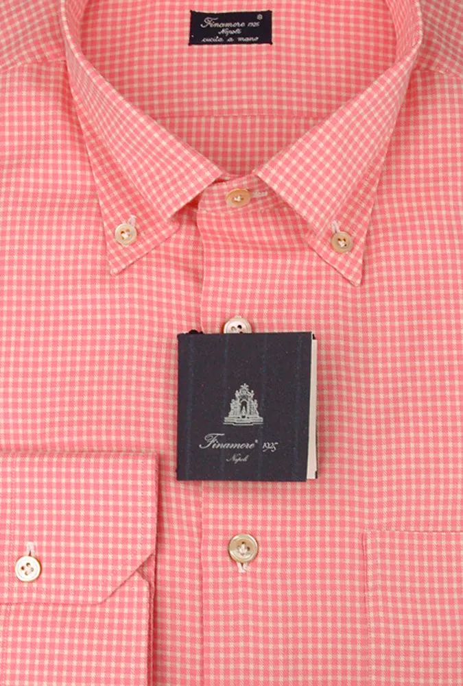 Finamore Napoli Pink Shirt - Slim