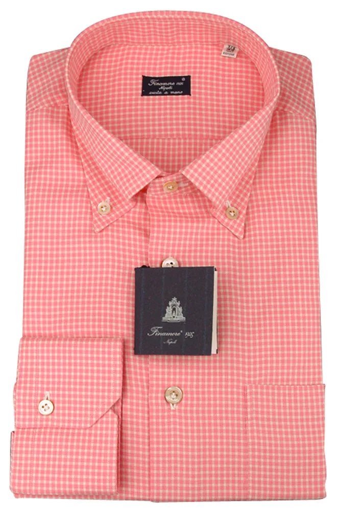 Finamore Napoli Pink Shirt - Slim