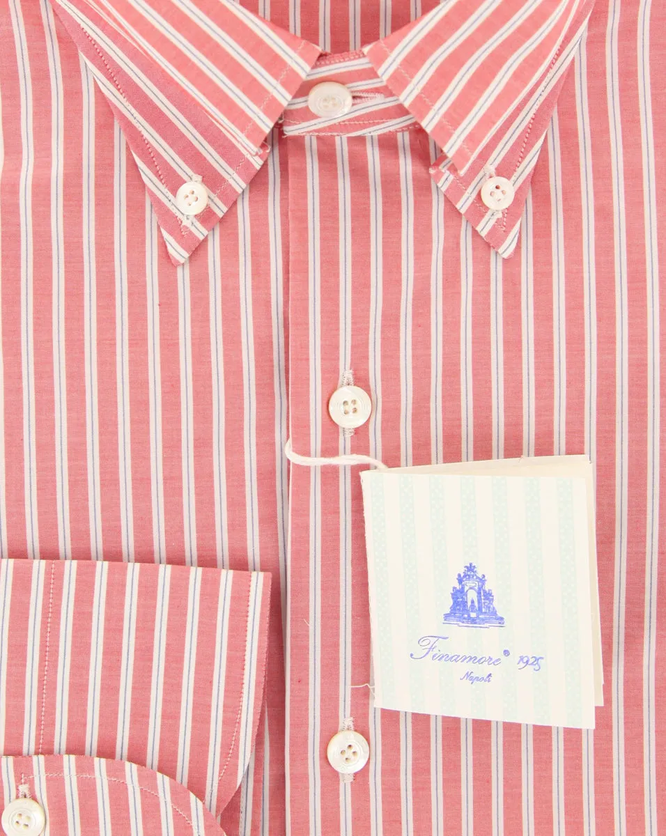 Finamore Napoli Red Shirt - Slim