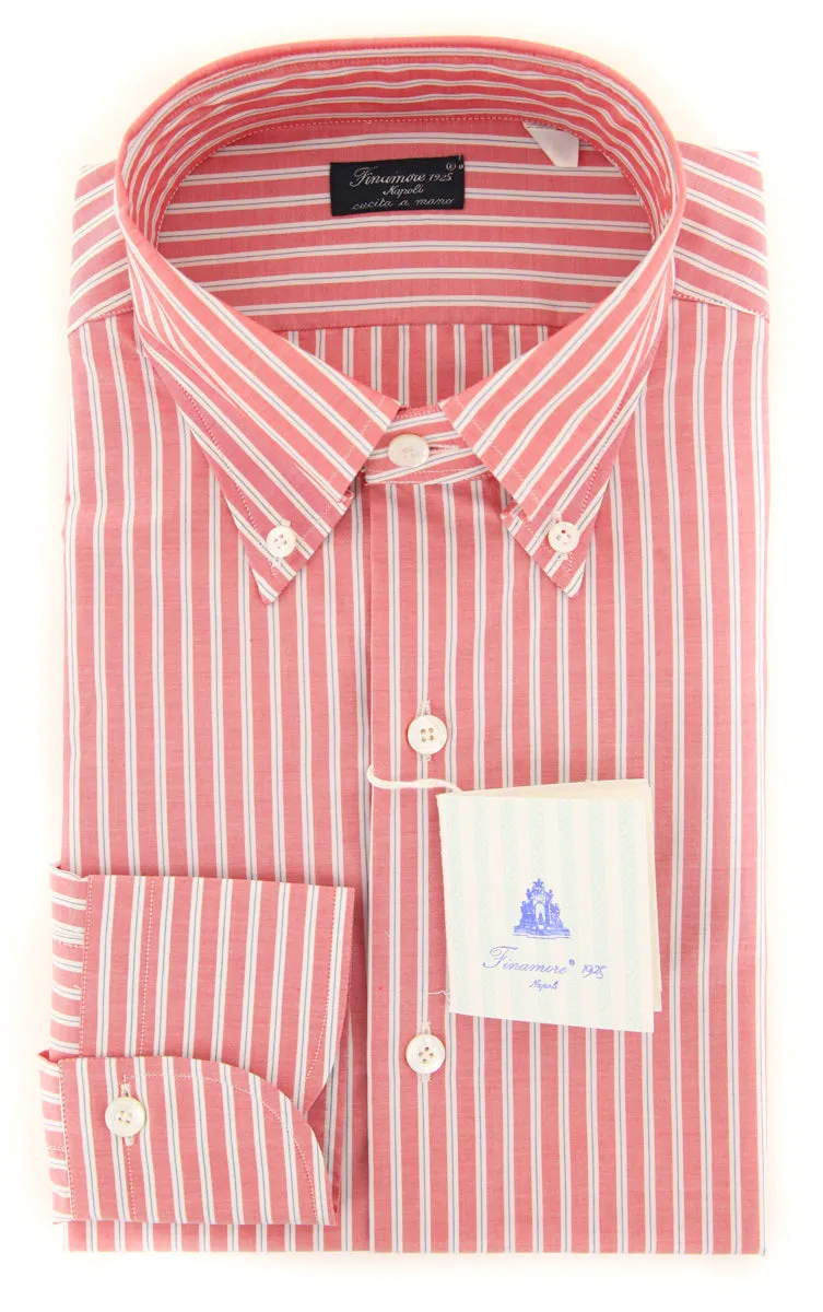 Finamore Napoli Red Shirt - Slim
