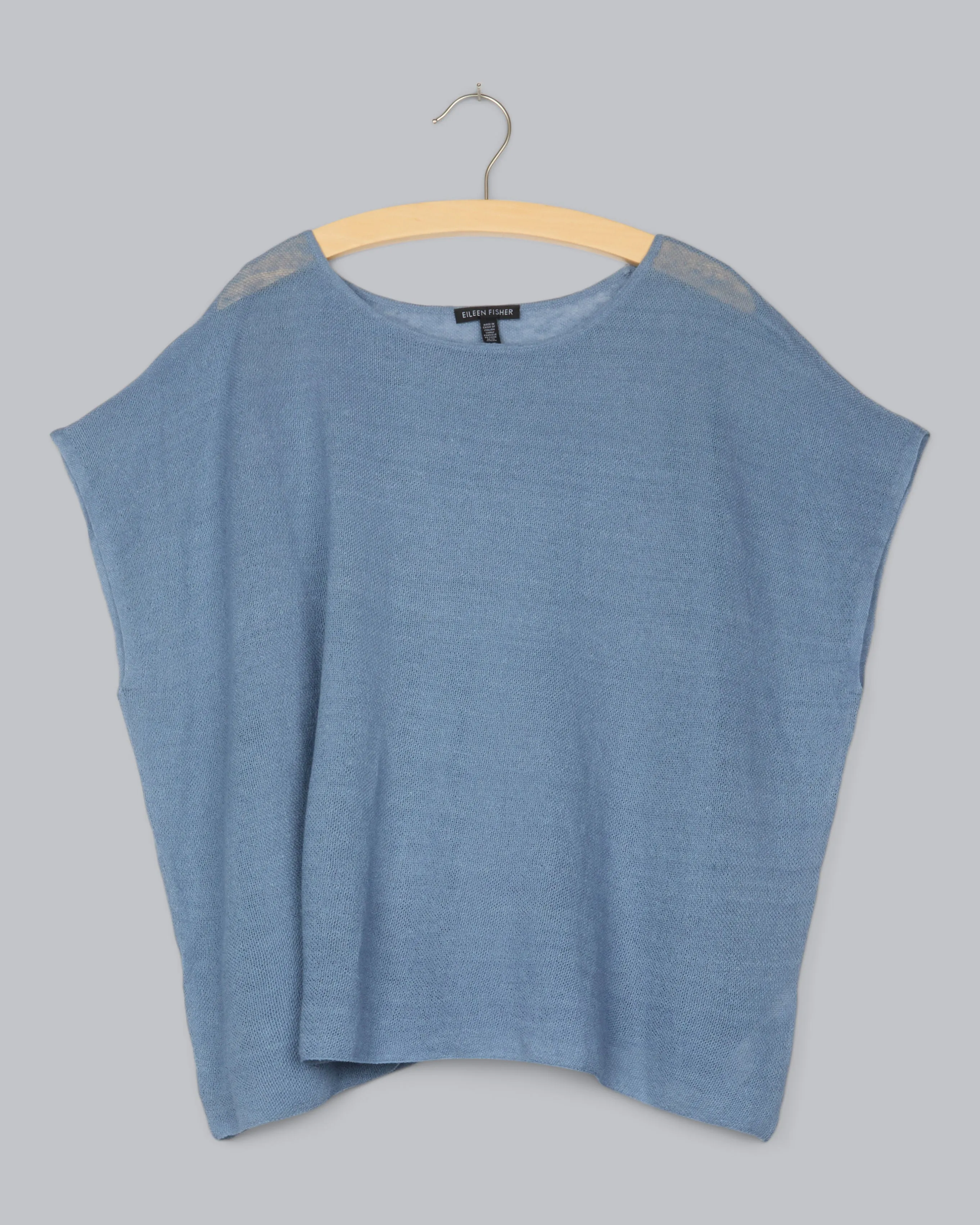 Fine Organic Linen Crepe Pullover