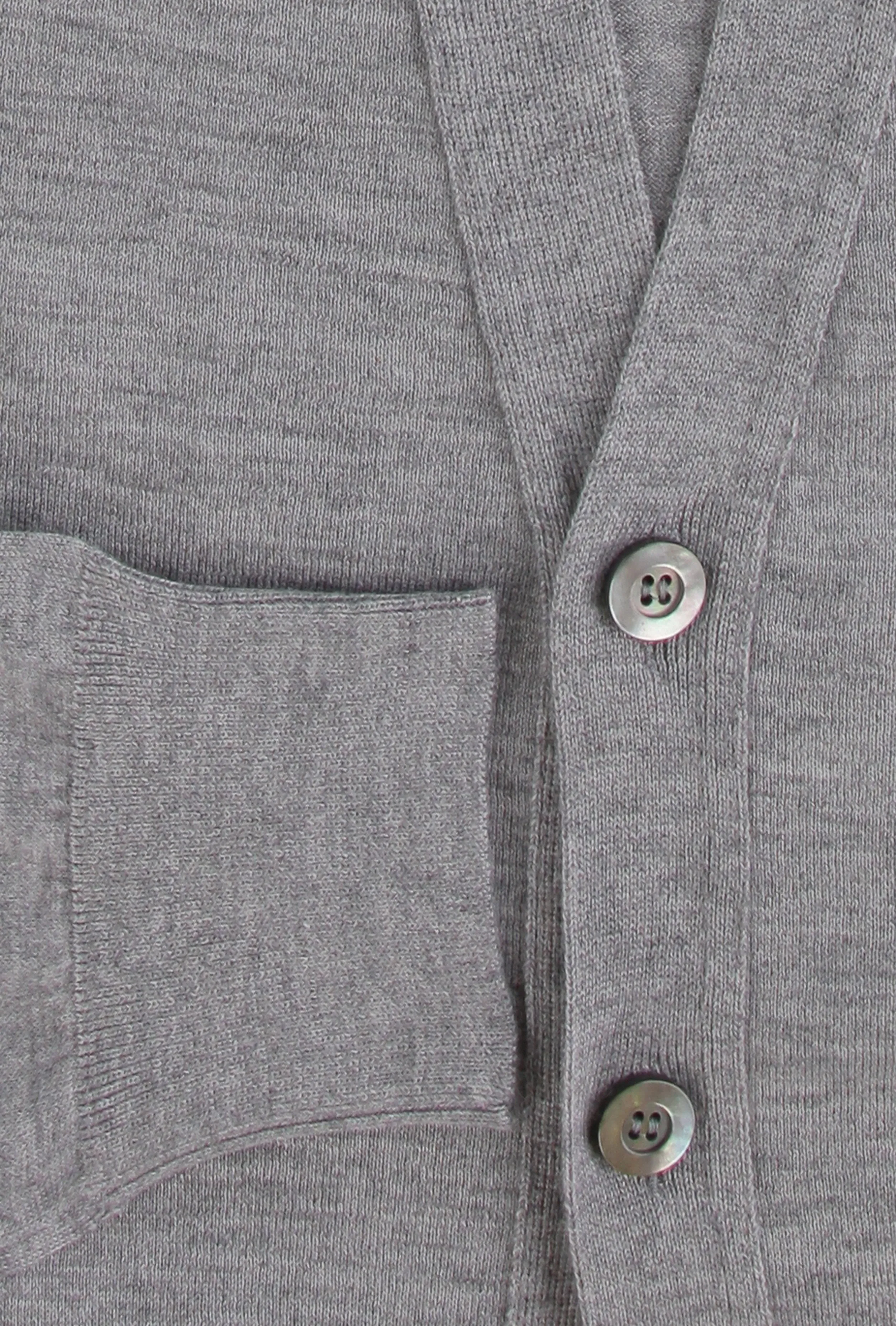 Fiori Di Lusso Gray V-Neck Cardigan