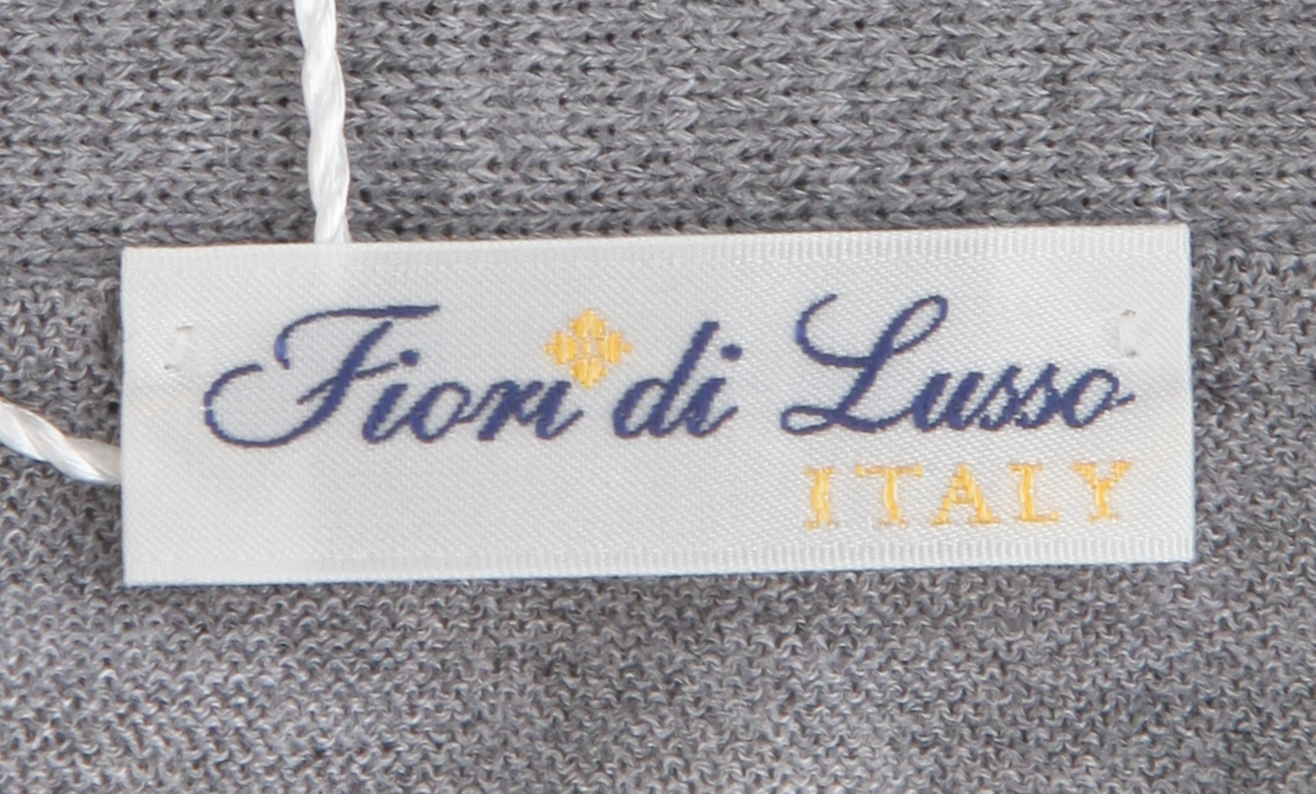 Fiori Di Lusso Gray V-Neck Cardigan