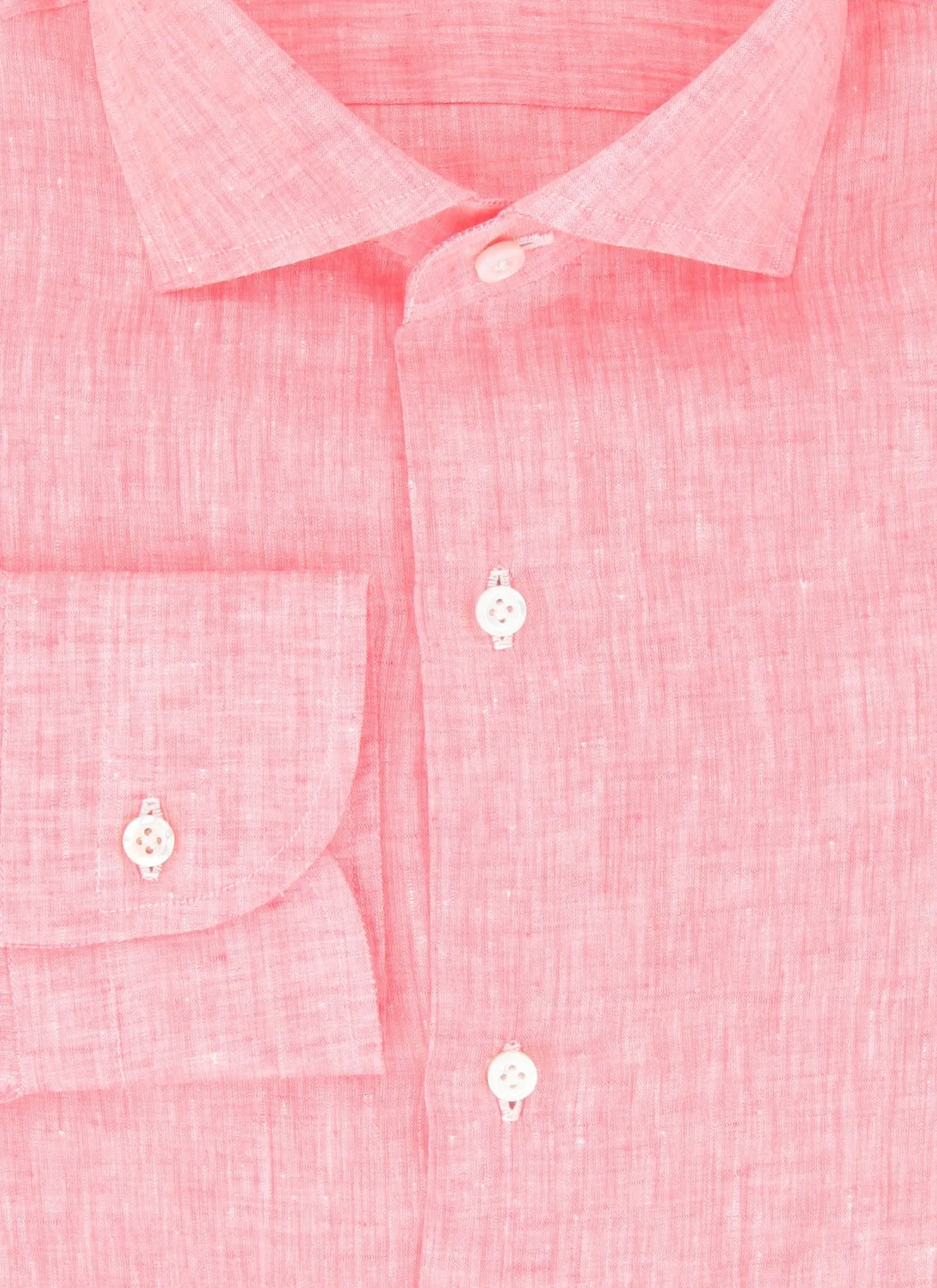 Fiori Di Lusso Pink Shirt - Slim