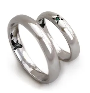 Fishing wedding bands - promise rings couples