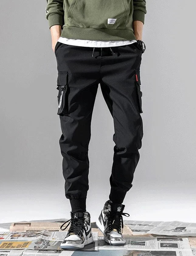 Flap Pocket Tapered Joggers M00008