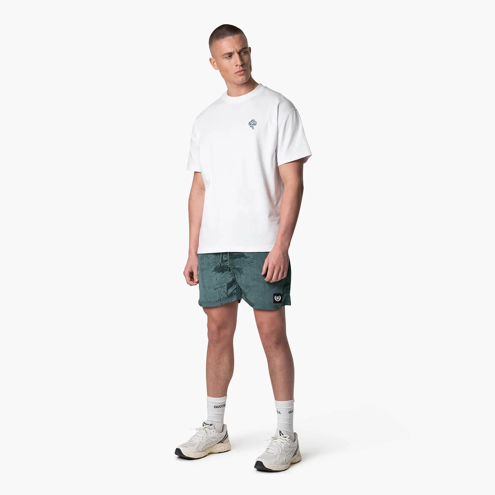 FLORENCE T-SHIRT | WHITE/LIGHT BLUE