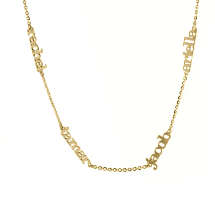 Four Name Necklace