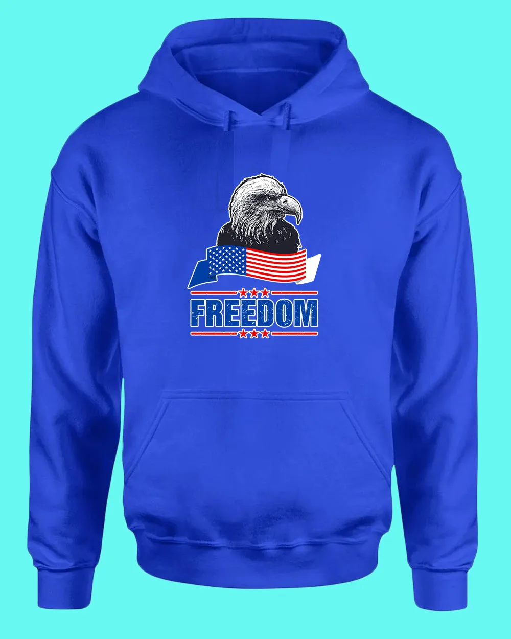 Freedom hoodie with Eagle