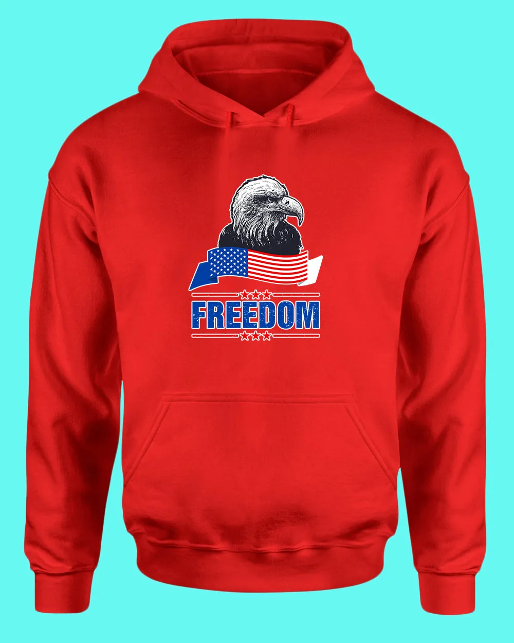 Freedom hoodie with Eagle