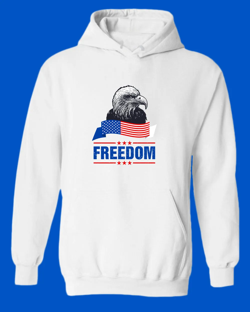 Freedom hoodie with Eagle