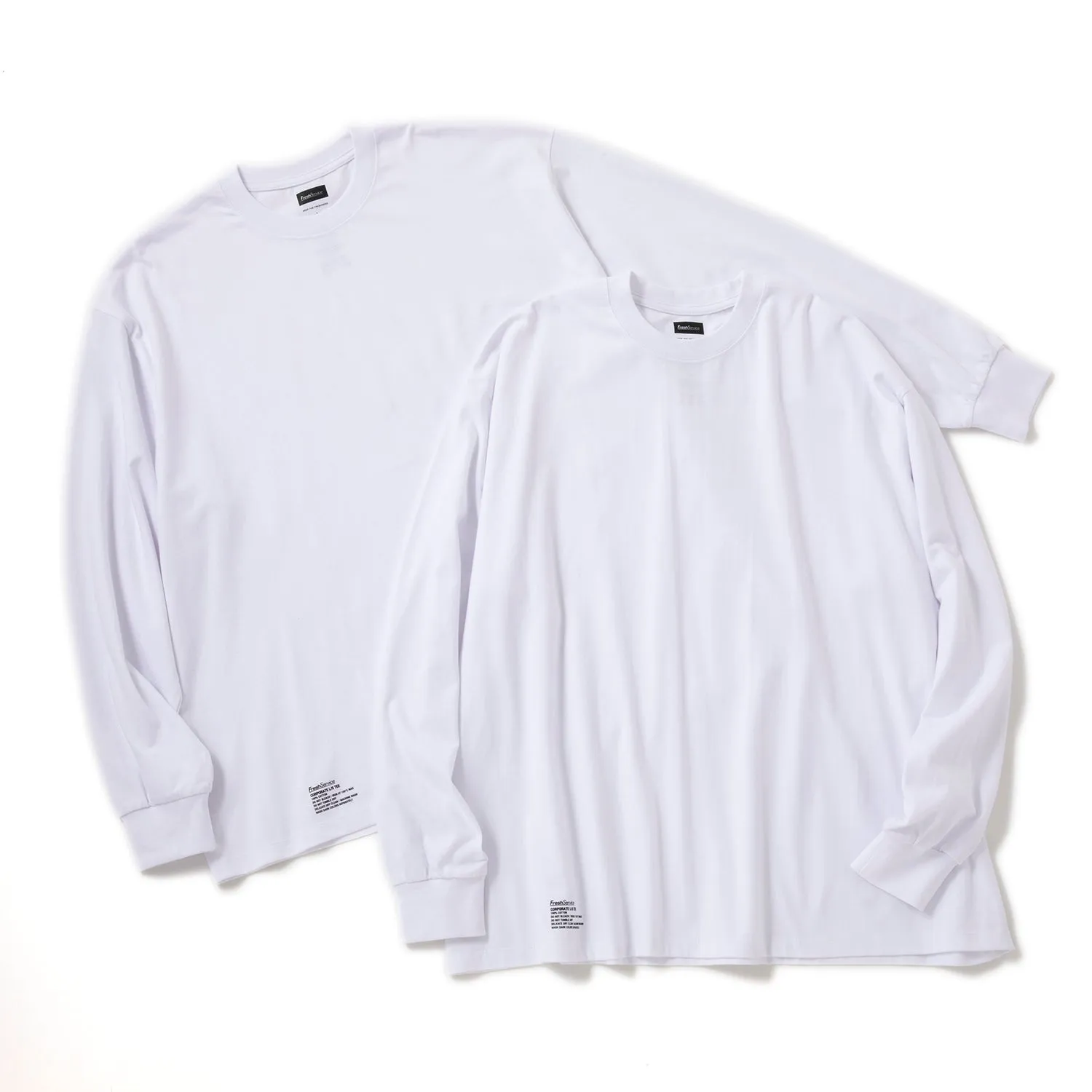 FreshService | フレッシュサービス　2-PACK OVERSIZED L/S TEE