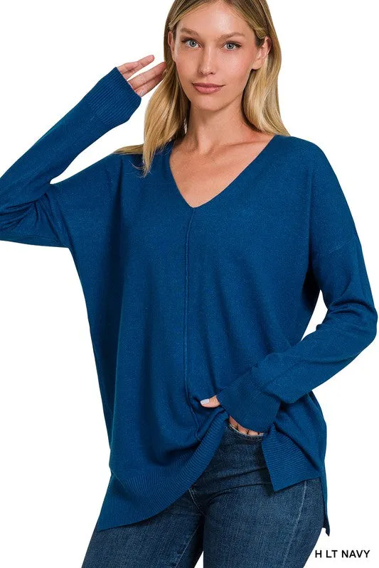 Front Seam Sweater