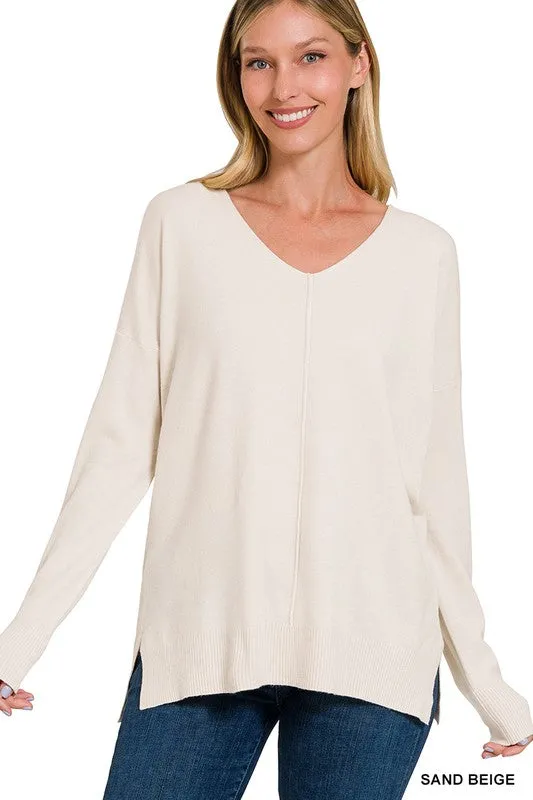 Front Seam Sweater