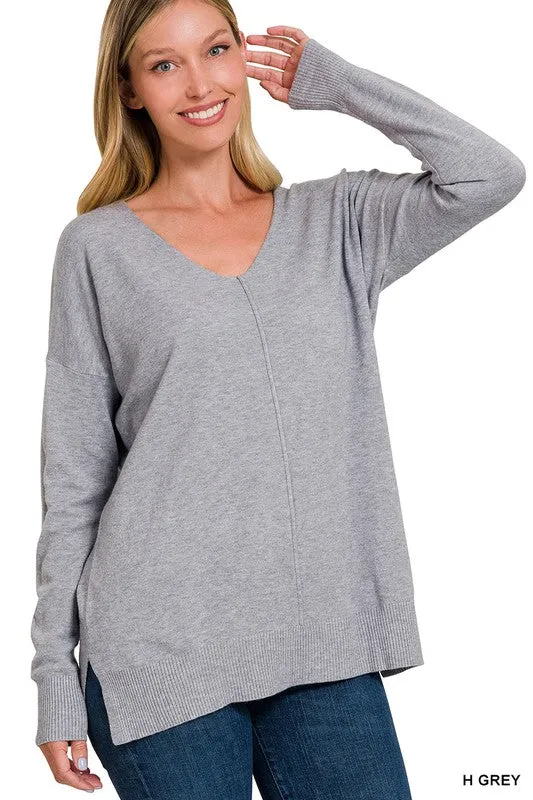 Front Seam Sweater