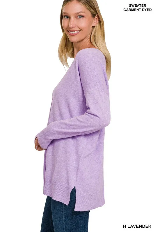 Front Seam Sweater