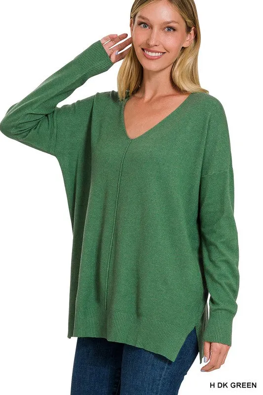 Front Seam Sweater