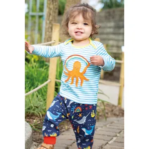 Frugi Parsnip Pants Lw3bw Rainbow Sea