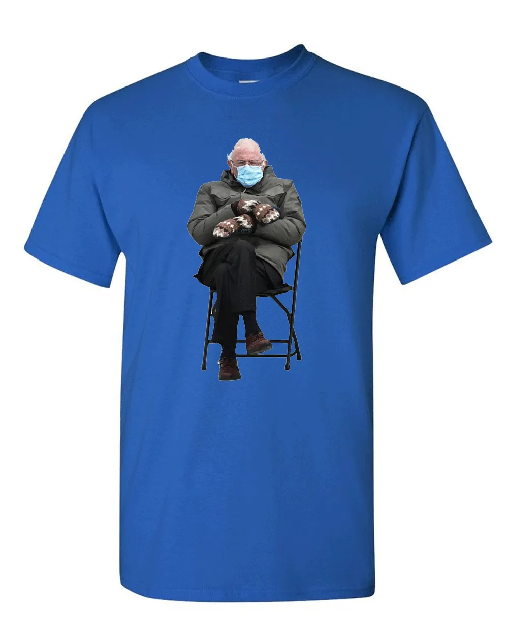 Funny Bernie Mood T-shirt Meme Inauguration Grumpy Sanders Mittens Unisex Tee T-Shirt