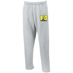 G123 Open Bottom Sweatpants with Pockets