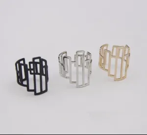 Geometric Rings (3 Colors)