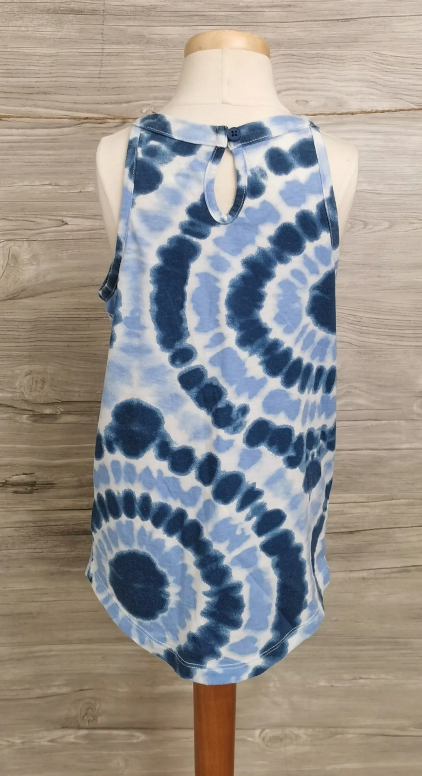 GIRL SIZE MEDIUM (7/8 YEARS) - CHILDREN'S PLACE, Tie-dyed Graphic Tank EUC B15