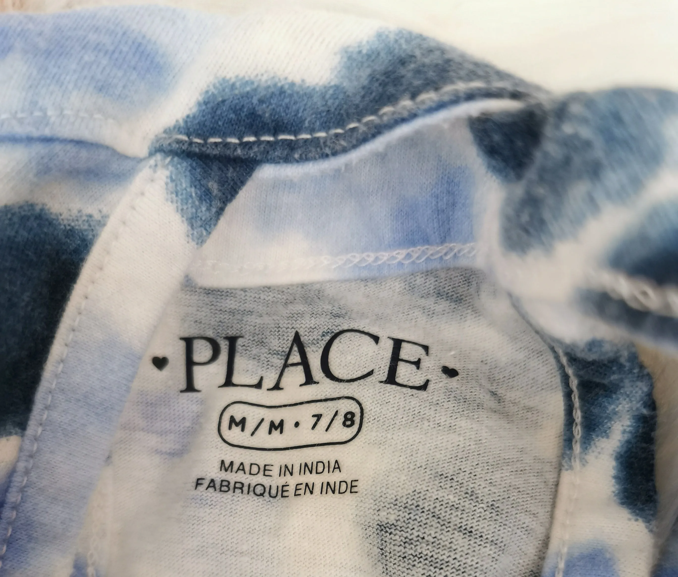 GIRL SIZE MEDIUM (7/8 YEARS) - CHILDREN'S PLACE, Tie-dyed Graphic Tank EUC B15