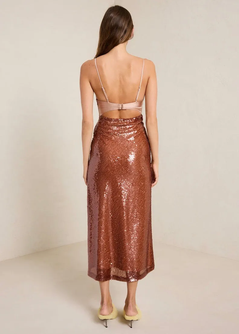 Gisele Dress (Brown/Sirocco)