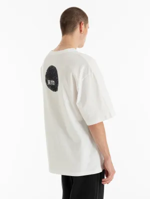 Gojo Sırt Baskılı Oversize T-Shirt - Kırık Beyaz