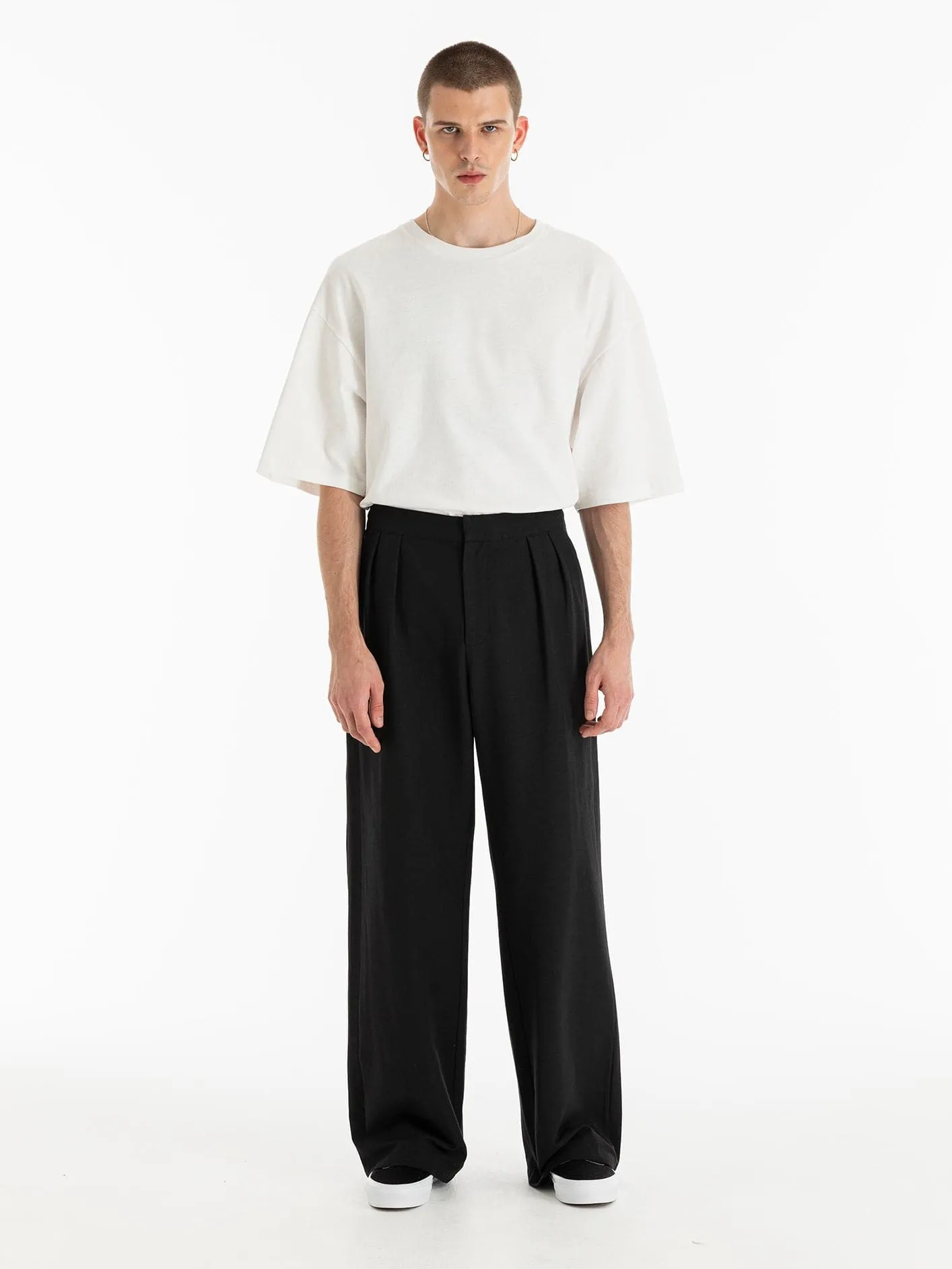 Gojo Sırt Baskılı Oversize T-Shirt - Kırık Beyaz