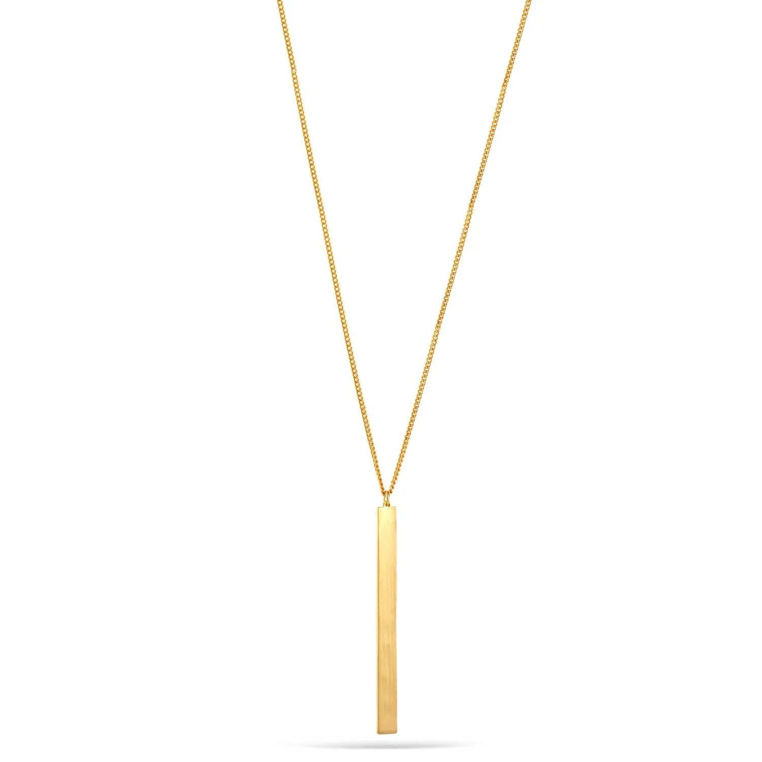 GOLD 3"INCHES PENDANT  NECKLACE #4316N