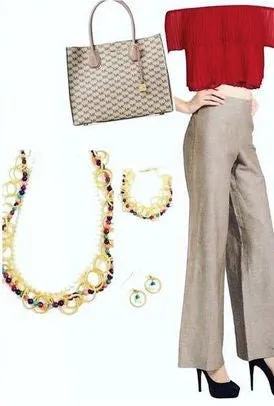 Gold and Pearl Necklace - Zarina