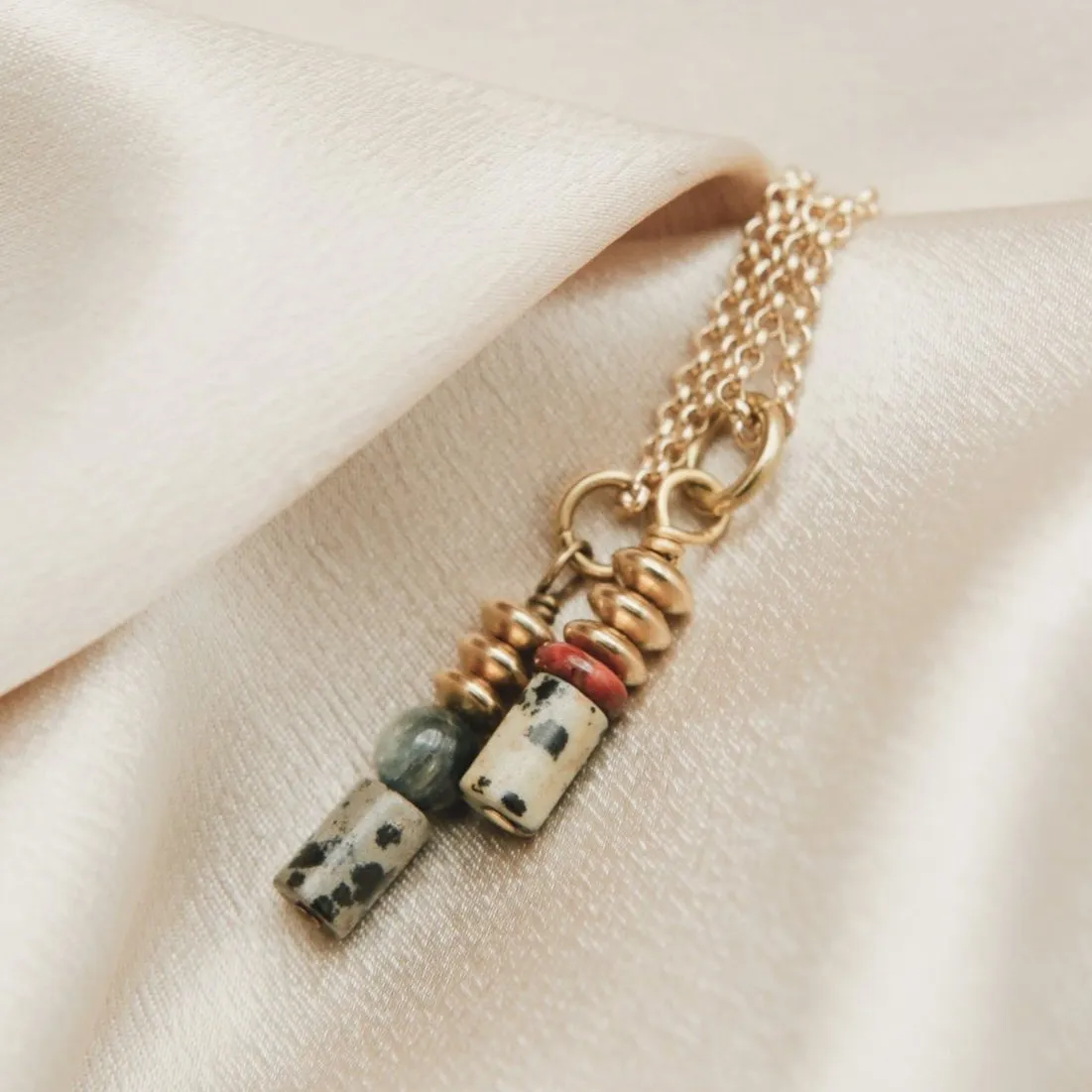 Gold Filled Tower Necklace