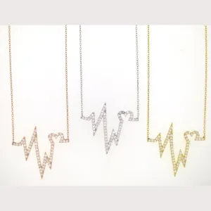 Gold Heartbeat Necklace