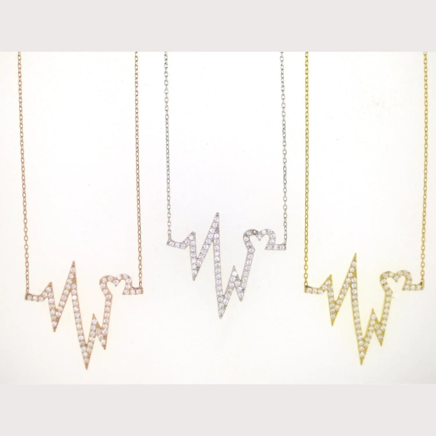 Gold Heartbeat Necklace