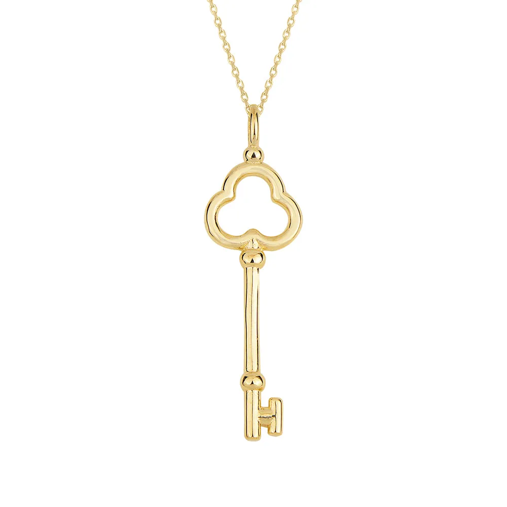 GOLD KEY NECKLACE