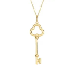 GOLD KEY NECKLACE