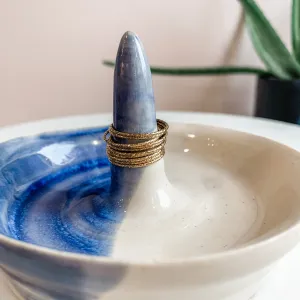 Gold Sparkle Stacking Rings