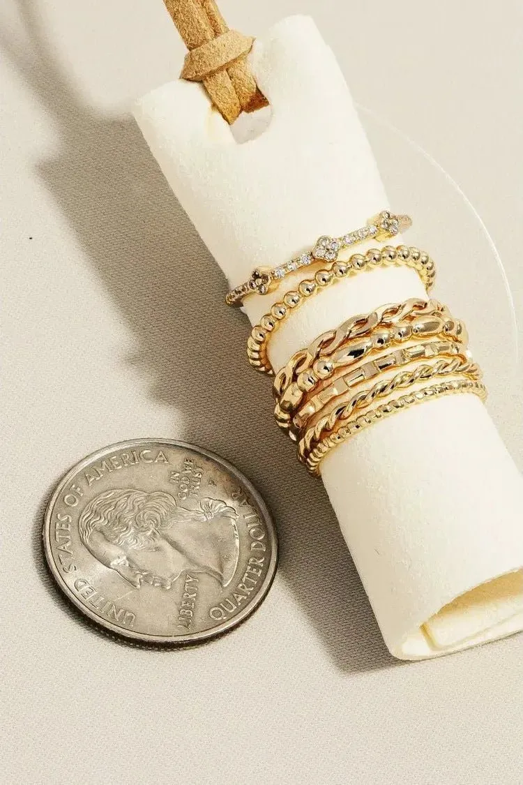 Gold Stacking Rings