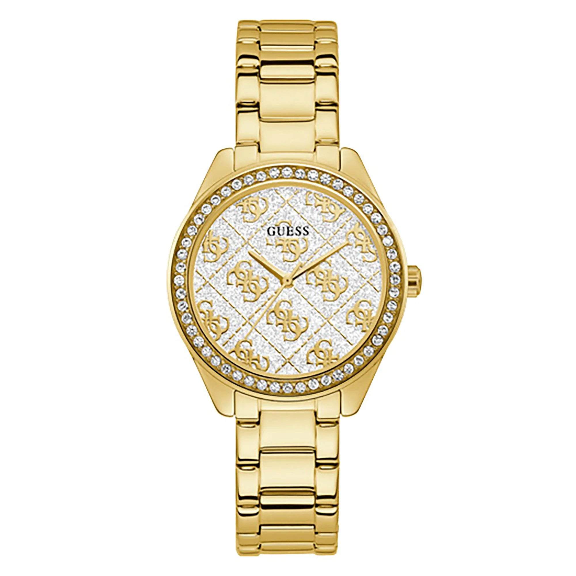 Guess Women's Watch Gold Tone Case Quartz