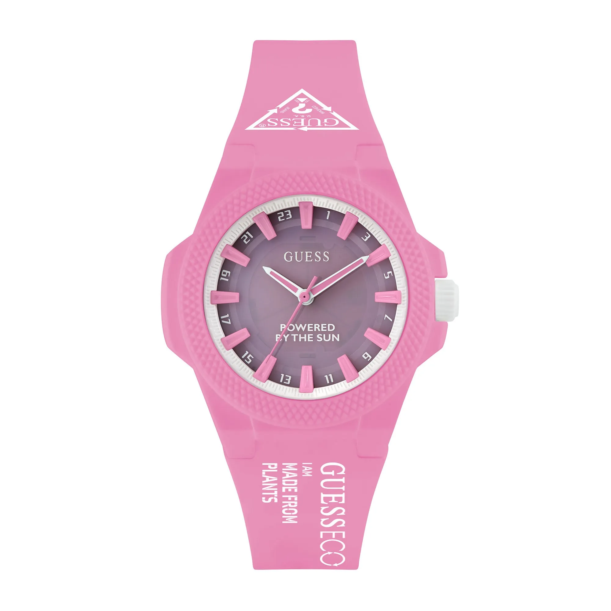Guess Women's Watch Pink Tone Case Quartz