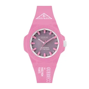 Guess Women's Watch Pink Tone Case Quartz