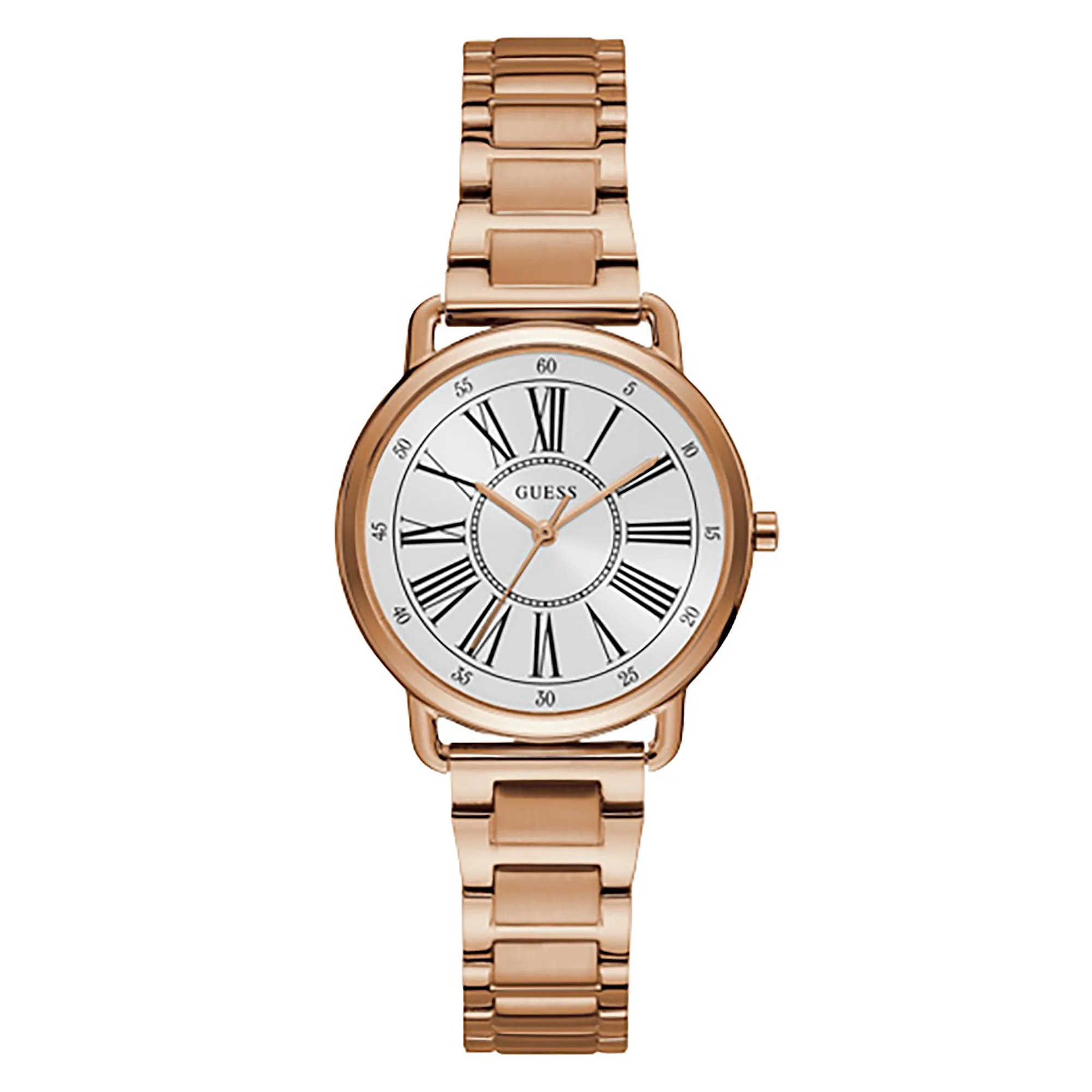 Guess Women's Watch Rose Gold Tone Case Quartz