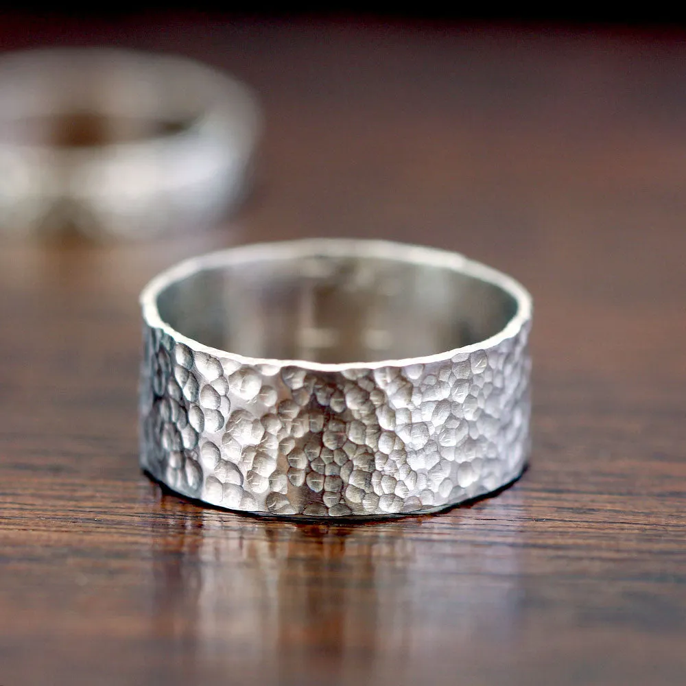 Hammered Silver Ring