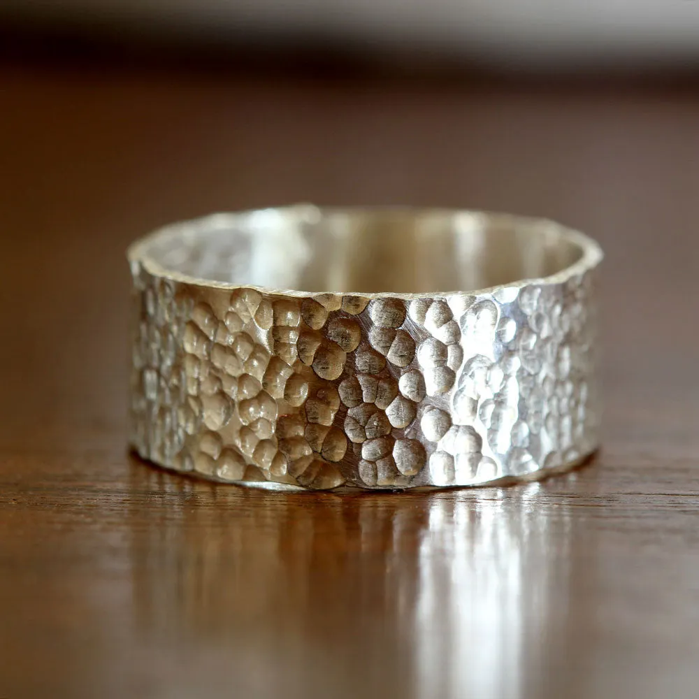 Hammered Silver Ring